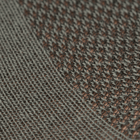 Detalje af åndbart materiale i M-Tac Let Sportsokker, ideel til løb og fritidsbrug.