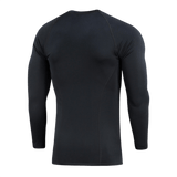 M-Tac Level I Polartec Thermal Shirt som baselayer, anatomisk pasform i Power Dry® materiale, sort, set bagfra