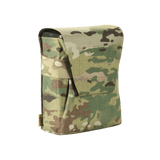 M-Tac Pouch til M249 Cartridge Box Closed i slidstærkt Cordura 500D materiale, kamuflage design til taktiske opgaver.