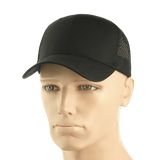 M-Tac Mesh Flex Ripstop Baseball Cap med mesh-paneler for optimal ventilation, holdbarhed og komfort, perfekt til udendørs aktiviteter.
