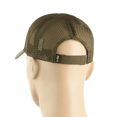 M-Tac Mesh Flex Ripstop Baseball Cap med Velcro set bagfra med mesh-panel og justerbar rem.