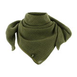 Grønt M‑Tac Mesh Tørklæde i HB mesh materiale, ideelt som camouflage og multifunktionelt tilbehør for ansigt og udstyr, 180x90 cm