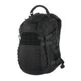 M-Tac Mission Pack Rygsæk med ergonomisk design og slidstærk nylon, ideel til jagt og outdoor. Volumen 25 L, MOLLE system, sort farve.