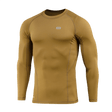 M-Tac Level I Polartec Thermal Shirt ruskeana, anatominen istuvuus, optimaaliseen lämmönsäätelyyn, täydellinen talven aluspaita.