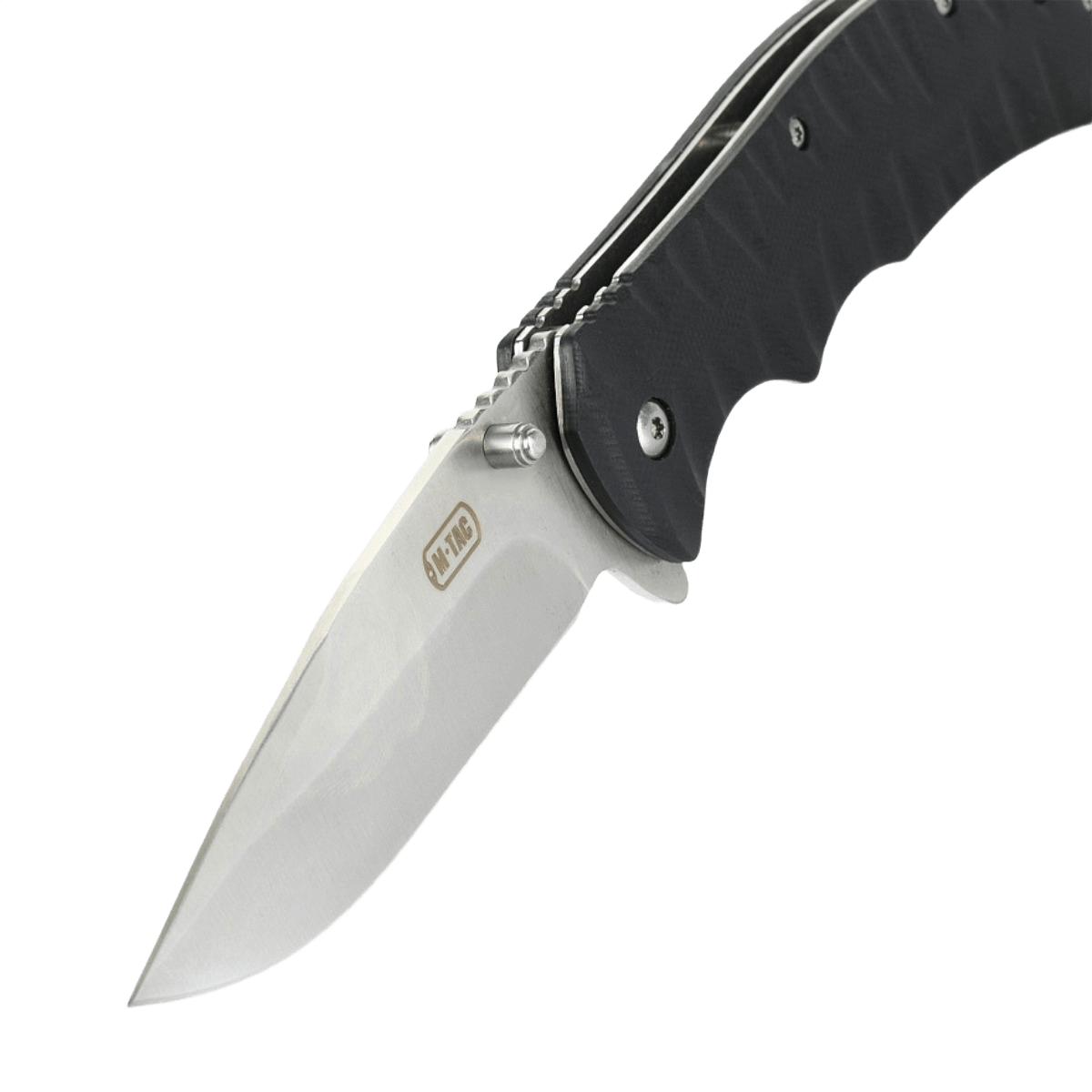 M-Tac Outdoor & Militær foldekniv - Type 8 med Clip Point klinge af rustfrit stål, ideel til EDC-udstyr og taktiske anvendelser.