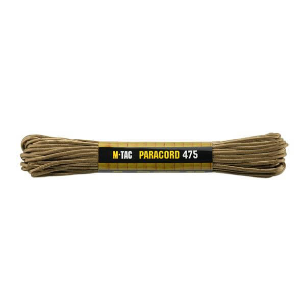M-TAC Paracord 475 - 15m slidstærkt nylonreb til outdoor-aktiviteter