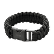 M-Tac Paracord Armbånd i sort, ideelt til overlevelse og friluftsliv. Stærkt paracord i et stilfuldt design med praktisk bukkespænde.