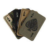 M-Tac Patch Ace Of Spades (Broderi) i Cordura 500D med Velcro, perfekt til tøj og udstyr i flere farver, 5 x 8 cm, broderet design.