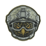 M-Tac Patch Emoji #10 med 3D-effekt og velcro i PVC, sjov og taktisk morale patch til tøj og udstyr, størrelse 6.5 x 6.5 cm.