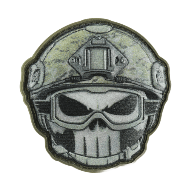 M-Tac Patch Emoji #1 med 3D-effekt, PVC-materiale og velcrofastgørelse, taktisk moralepatch, 6.5 cm størrelse.