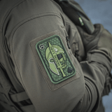 M-Tac Patch Molon Labe 3D PVC på uniform med Velcro-fastgørelse, inspireret af spartanere, med realistisk 3D-effekt, 108x68 mm