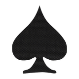 M‑Tac Patch Spades Laser Cut i Cordura 500D med Velcro-bagside, inspireret af 'Ace of Spades', til militær og taktisk brug.