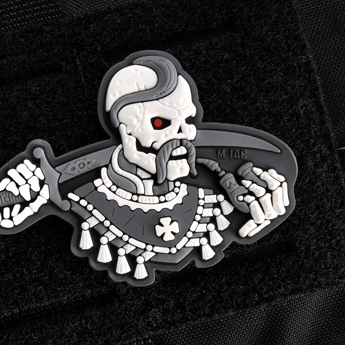M-Tac Patch You Only Die Once 3D PVC på sort baggrund