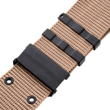 M-Tac Pistolbælte i nylon med plastikspænde, inspireret af amerikansk militærbælte fra 1980'erne, velegnet til taktisk brug.