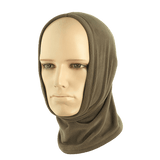 M-Tac Polartec Lang Tubehalstørklæde i brun, båret som halsrør, ideel til beskyttelse mod kulde og vind