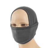 M-Tac Polartec Lang Tubehalstørklæde i grå, bæres som ansigtsmaske, fleksibel og varm i Polartec Micro Series fleece, til koldt vejr.