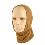 M-Tac Polartec Lang Tubehalstørklæde i fleece, viser alsidig anvendelse som halsrør eller ansigtsmaske til koldt vejr.