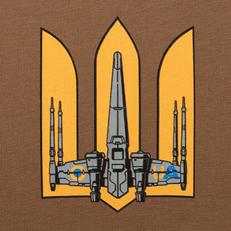 M-Tac Raglan T-Shirt UA Side med unik trykdesign på brun baggrund, inspireret af ikonisk form og stilfuld polyblend materiale.