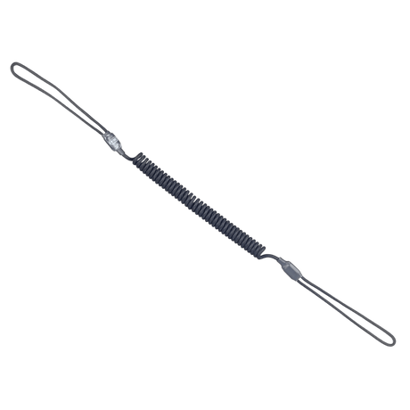 M-Tac Safety Cord Medium Universal til sikker fastgørelse af udstyr, med spiraldesign for fleksibel anvendelse.