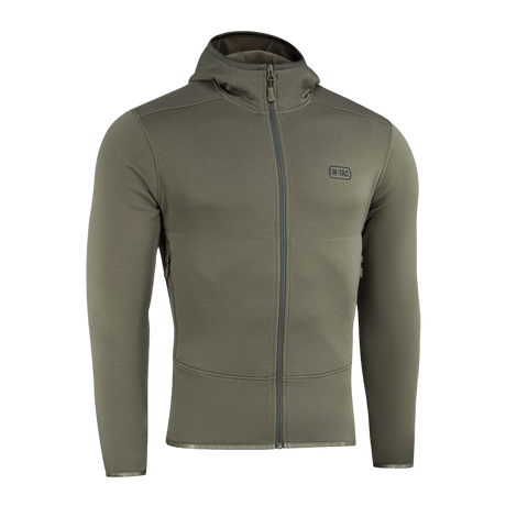 M-Tac Shadow Polartec Fleece Sweatshirt med lav profil hætte i slidstærkt Power Stretch Pro materiale, perfekt til kolde dage.