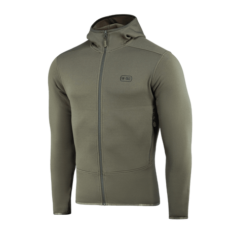 M-Tac Shadow Polartec Fleece Sweatshirt med lav profil hætte, fremstillet af Power Stretch Pro fleece, funktionel og slidstærk.