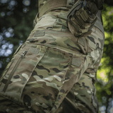 M-Tac Shorts STURM Gen.II Nyco Extreme, camouflage design for taktisk brug og outdoor-aktiviteter, set bagfra, detaljevisning.