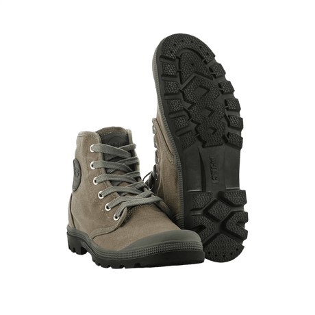 M-Tac Sneakers til udendørs aktiviteter med metalliserede snørehuller, polyester snørebånd og vulkaniseret gummisål for godt greb.