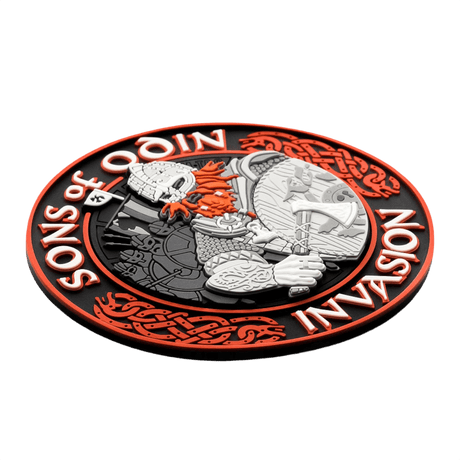 M-Tac Patch Sons of Odin 3D Velcro taktisk morale patch i PVC/rubber med 3D-effekt, perfekt til uniform eller udstyr.