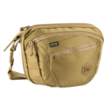 M-Tac Sphaera Hex Hardsling Bag Large Elite i sandfarve med lynlåslommer og justerbar rem