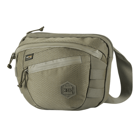 M-Tac Sphaera Hex Hardsling Bag Large Elite i sandfarvet design, praktisk og stilfuld taske til hverdagsbrug