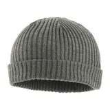 M-Tac Watch Cap 100% Akryl, grå strikhue til køligt vejr, lav profil, strækbar, dobbeltsyet til ekstra varme og holdbarhed, str. S-XL