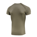M-Tac T-Shirt Sweat-Wicking Athletic Gen.II i grønne nuancer, ideel til træning og aktiv fritid, fremstillet af svedtransporterende polyester.
