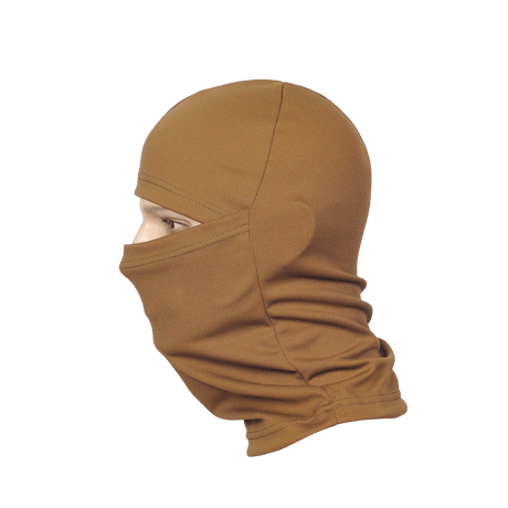 M-Tac Sweating Ninja-Balaclava i brun, beskytter mod støv og holder huden tør under aktivitet, ideel til udendørs brug.