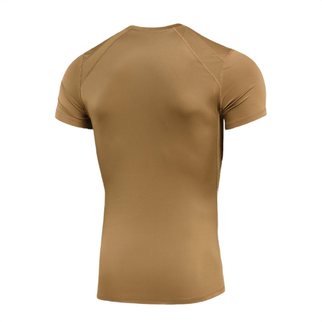 M-Tac T-Shirt Sweat-Wicking Athletic Gen.II i beige, perfekt til træning og hverdagsbrug, lavet af svedtransporterende polyester.