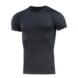 Sort M-Tac T-Shirt Sweat-Wicking Athletic Gen.II med anatomisk pasform og svedtransporterende egenskaber, ideel til træning og løb.
