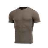 M-Tac T-shirt 93/7 i brun nuancer, fremstillet af 93% bomuld og 7% elastan, designet til komfort og holdbarhed, velegnet til aktiv brug.