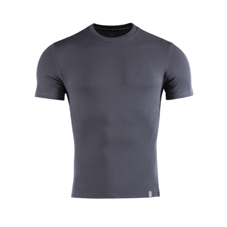 M-Tac T-shirt 93/7 i grå farve med komfortabel pasform, fremstillet af 93% bomuld og 7% elastan, ideel til hverdag og aktiv brug.
