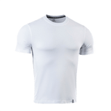 M-Tac T-shirt 93/7, elastisk og komfortabel, i hvid farve til alsidig brug. Perfekt til hverdagsbrug og sport. Materiale: 93% bomuld, 7% elastan.