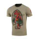 M-Tac T-Shirt Motanka med print af Motanka-dukke i traditionelt ukrainsk outfit og teksten 'M-TAC. Terra Cosaccorum'. Moderne og kulturel.