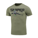 M-Tac T-Shirt Mole med humoristisk snigskytterprint af en muldvarp, der symboliserer dedikation og præcision i blød bomuldsblanding.