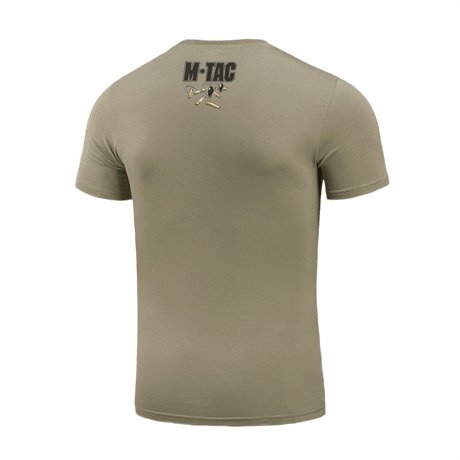 M-Tac T-Shirt Talpa med humoristisk print af blind muldvarp som sniper og patronhylstre, lavet i blød bomuldsblanding