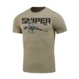 M-Tac T-Shirt Talpa med blind muldvarp-sniper motiv, humoristisk design i blød bomuldsblanding.