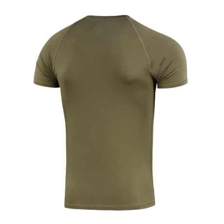 M-Tac T-shirt Ultra Light Polartec i Power Dry® materiale, olivengrøn farve, perfekt til træning og outdoor brug.