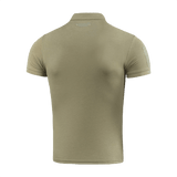 M-Tac Tactical Polo Shirt 65/35 i bomuld og polyester bagfra, optimal til politi og sikkerhedsarbejde, beige farve