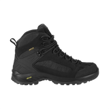 M-Tac Taktiske Demi-Season Støvler Pro Line i sort med Vibram-sål, perfekt til taktiske opgaver og vandring, slidstærk og komfortabel.