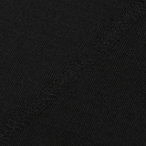 Tæt billede af stoffet fra M-Tac Thermal Fleece Shirt Delta Level 2 Lady i sort polyester, der viser syningen og kvaliteten.