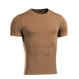 M-Tac T-shirt 93/7 i brun, lavet af 93% bomuld og 7% elastan, komfortabel og holdbar t-shirt til hverdags- og aktiv brug.