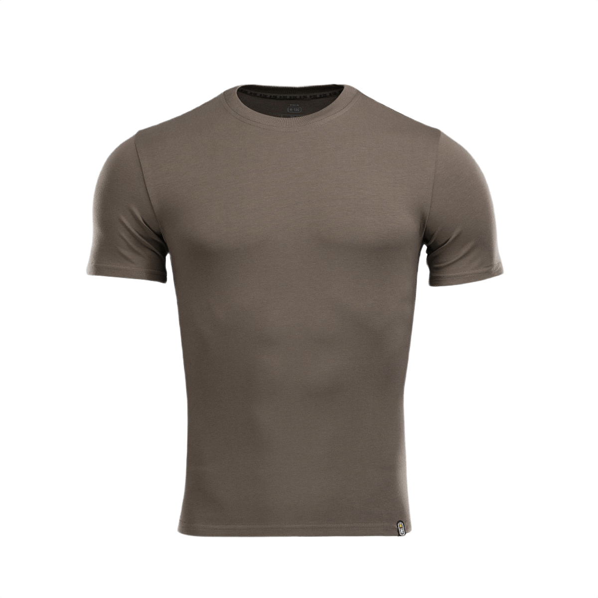 M-Tac T-shirt 93/7 i brun farve, lavet af 93% bomuld og 7% elastan, designet til komfort og holdbarhed til hverdags- og aktiv brug.