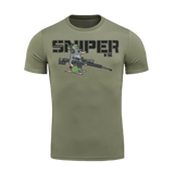 M-Tac T-Shirt Mole med blind muldvarp som sniper printet, i blød bomuldsblanding for komfort og bevægelsesfrihed.