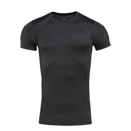 M-Tac T-Shirt Sweat-Wicking Athletic Gen.II i sort til træning og hverdagsbrug, 100% polyester, anatomisk pasform, svedtransporterende.